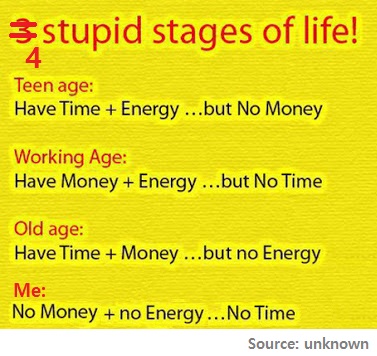 3 Stupid Stages of Life